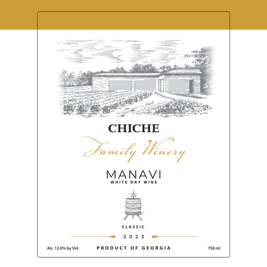 Manavi - 2023 Vin Blanc Géorgien