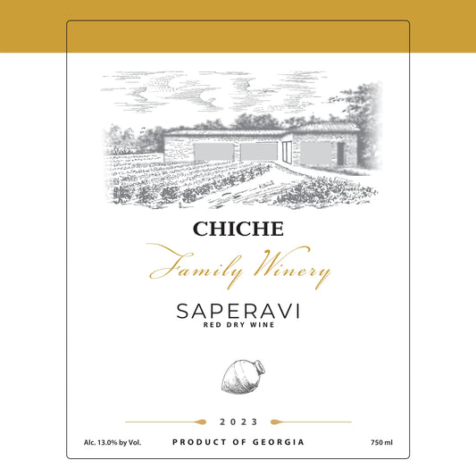 Saperavi Qvevri- 2023 Vin Rouge Géorgien