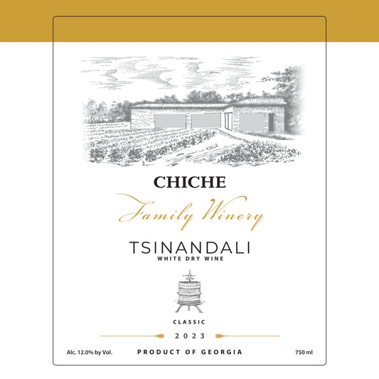 Tsinandali - 2023 Vin Blanc Géorgien
