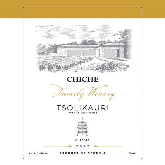 Tsolikauri - 2023 Vin Blanc Géorgien