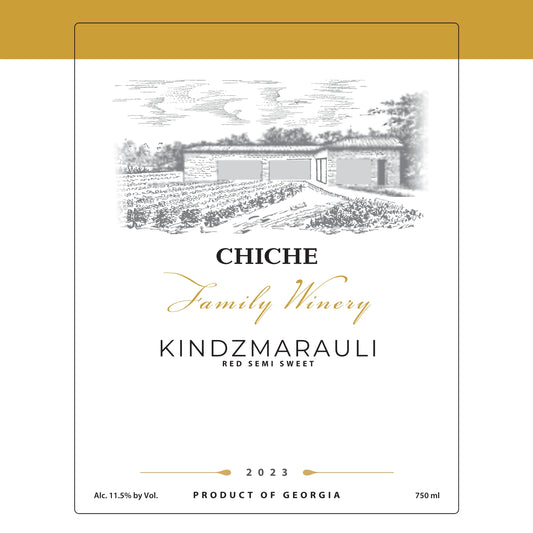 Kindzmarauli - 2023 Vin Rouge Géorgien