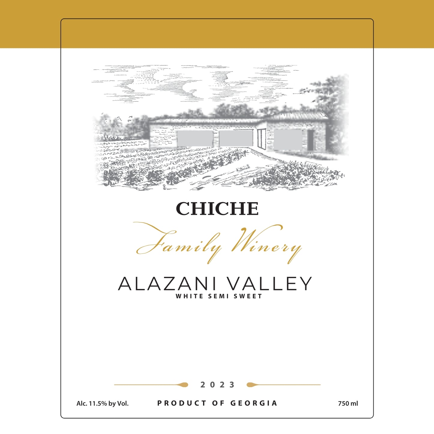 Alazani Valley - 2023 Vin Blanc Géorgien
