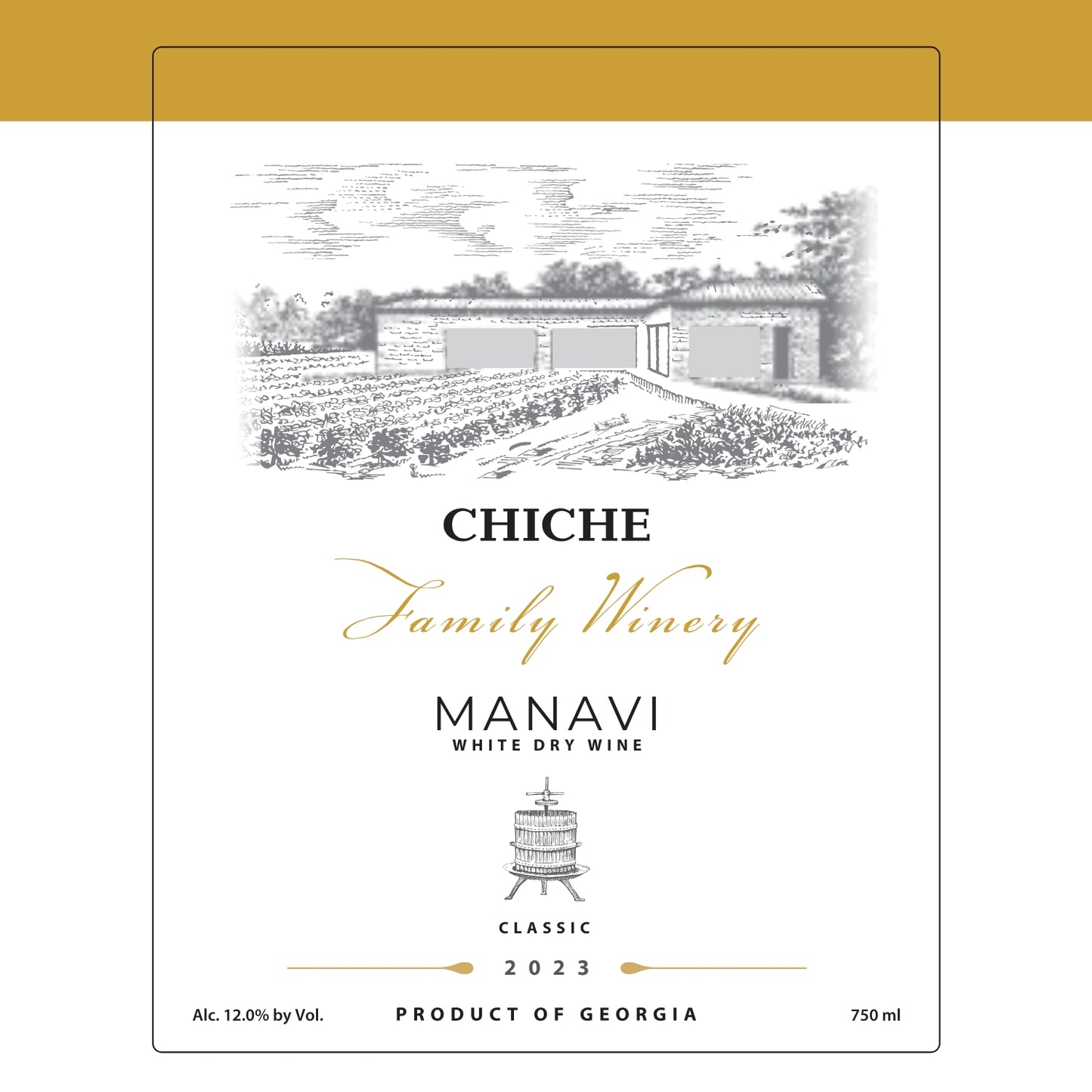 Manavi - 2023 Vin Blanc Géorgien